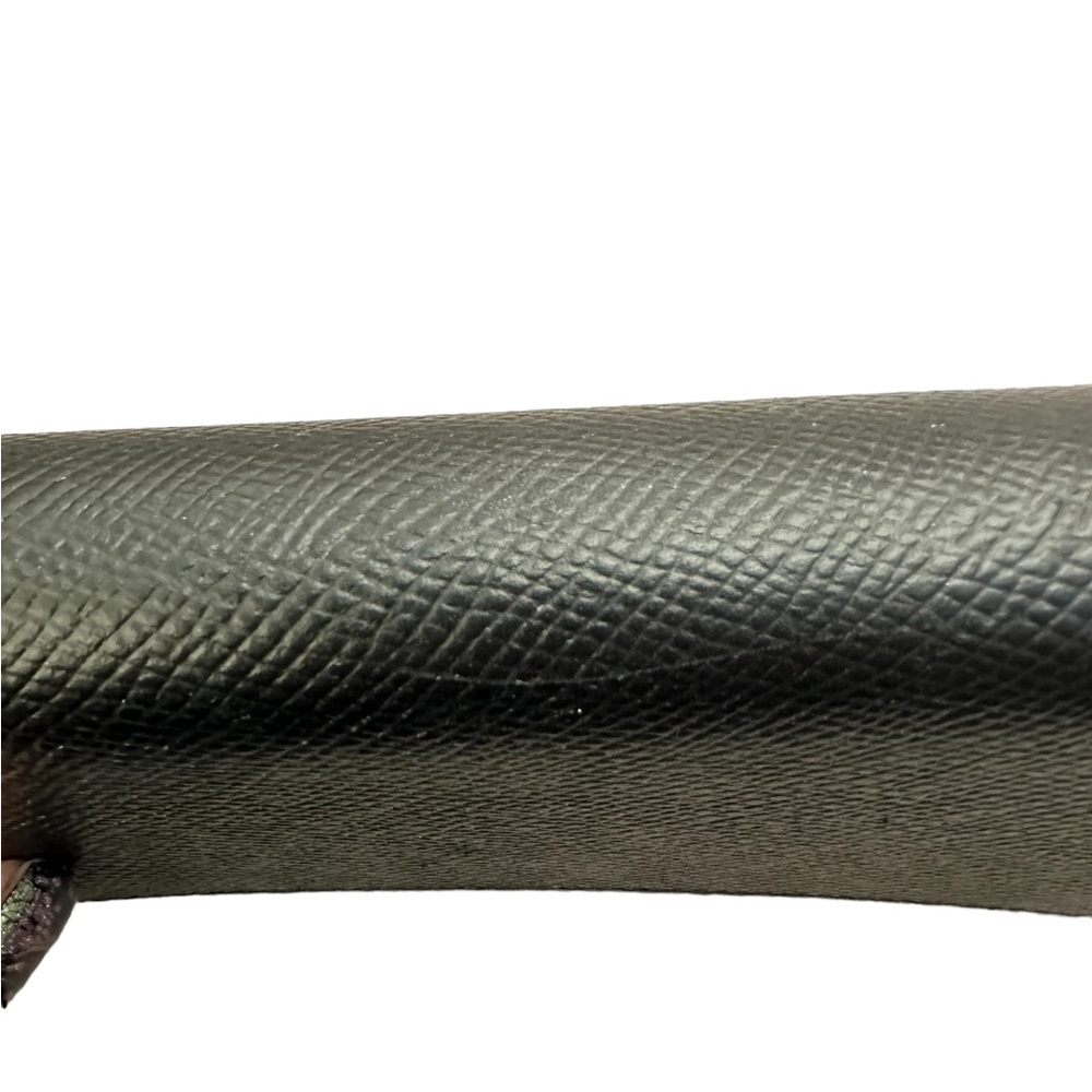 Celine Large Flap Wallet In Grained Calfskin Black - Picture 5 of 16